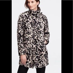 Ann Taylor Cheetah statement jacket